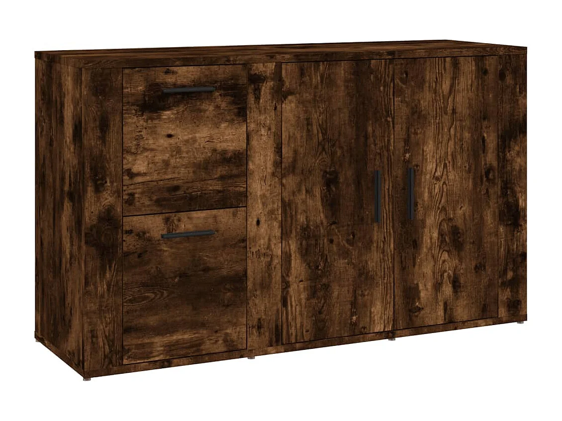 Buffet Chêne fumé 100x33x59,5 Bois d'ingénierie