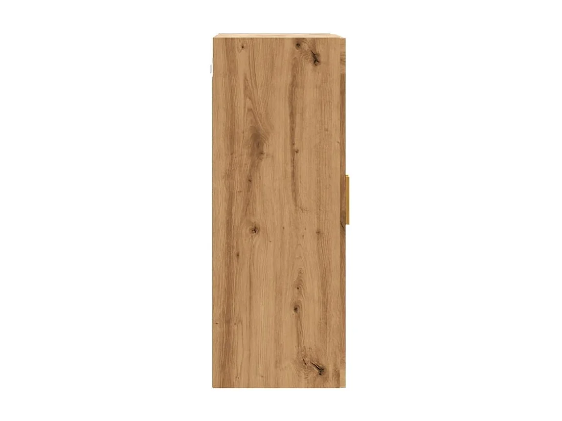 Armoire murale suspendue chêne artisanal 69,5x34x90