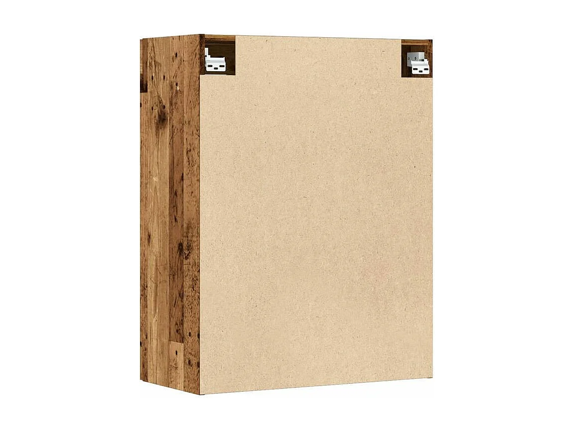 Armoire murale suspendue vieux bois 69,5x34x90