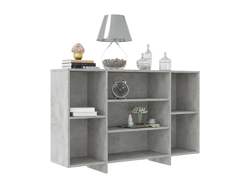 Buffet Gris béton 120x30x75
