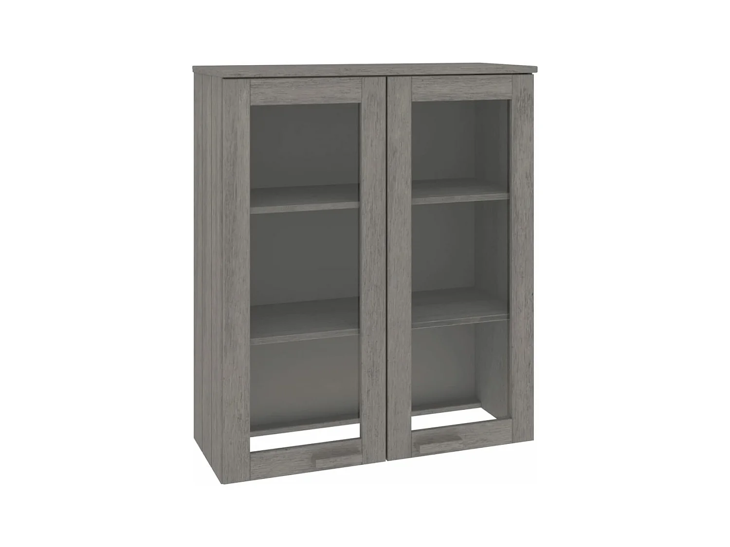 Dessus de buffet HAMAR Gris clair 85x35x100 Bois de pin