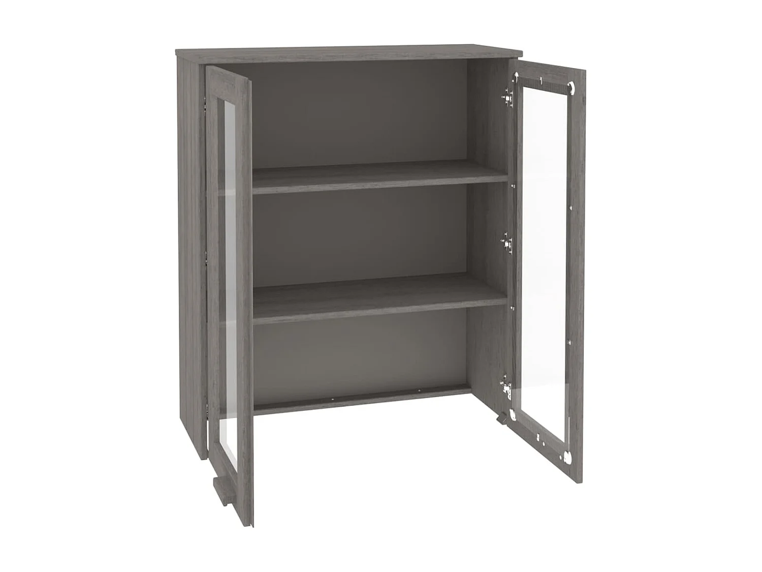 Dessus de buffet HAMAR Gris clair 85x35x100 Bois de pin
