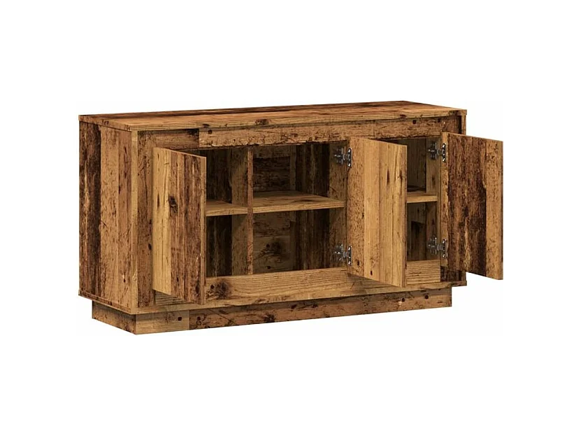 Buffet vieux bois 102x35x55 bois d'ingénierie