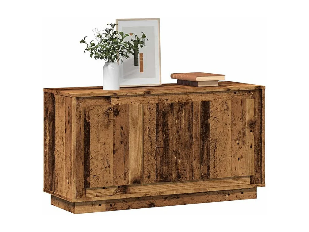 Buffet vieux bois 102x35x55 bois d'ingénierie