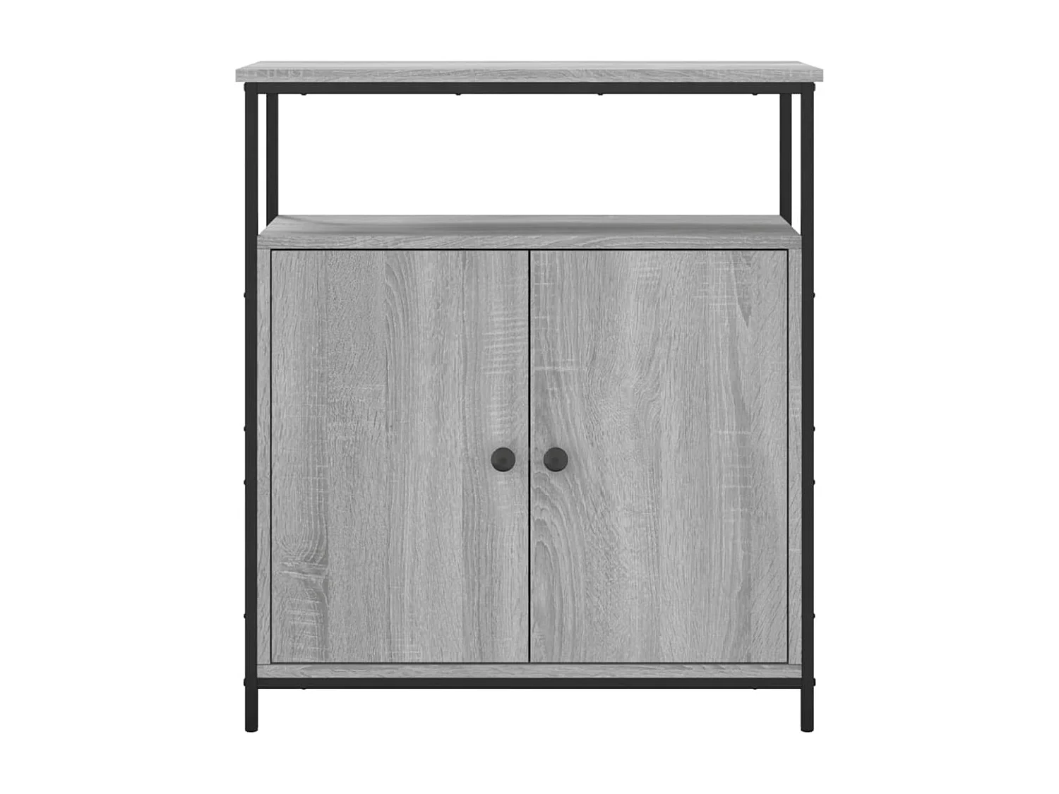Buffet sonoma gris 70x30x80 bois d'ingénierie