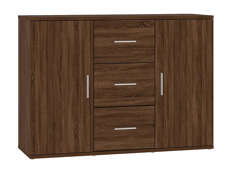 Buffet Chêne marron 91x29,5x65 Bois d'ingénierie