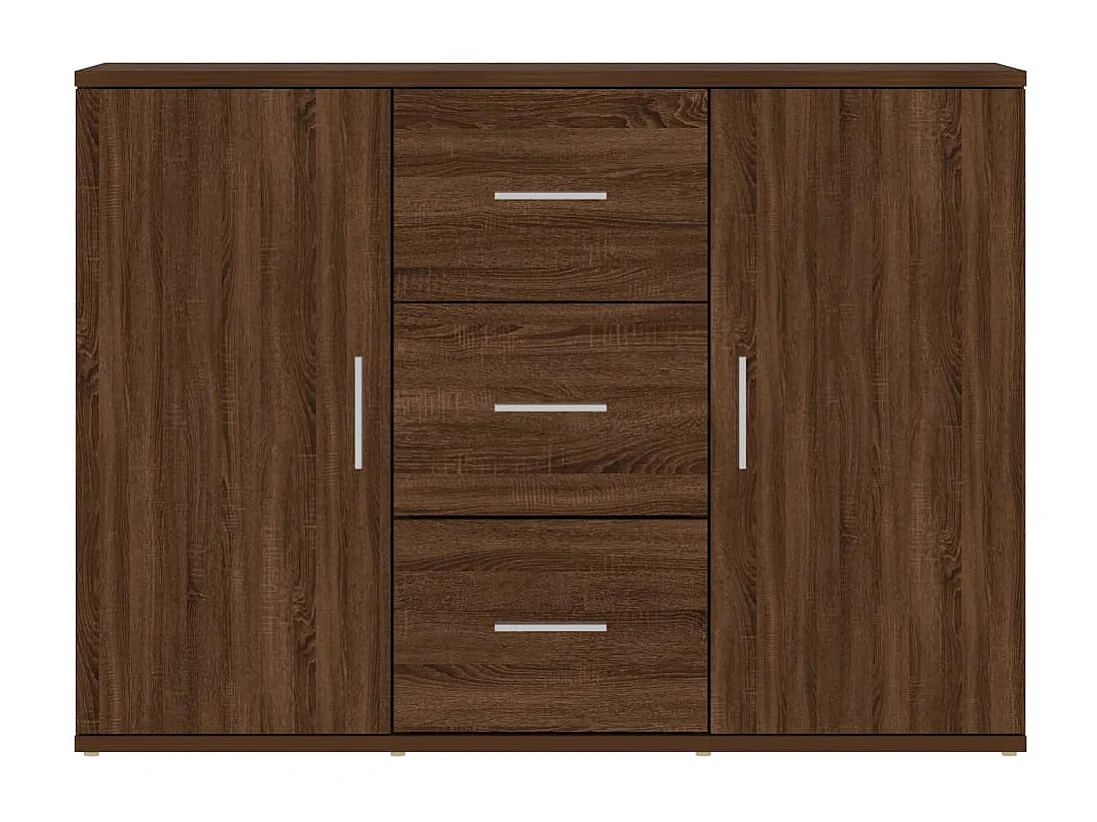 Buffet Chêne marron 91x29,5x65 Bois d'ingénierie