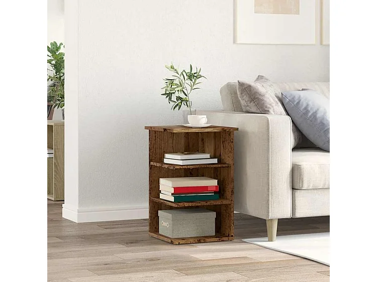 Buffet vieux bois 35x35x55 bois d'ingénierie