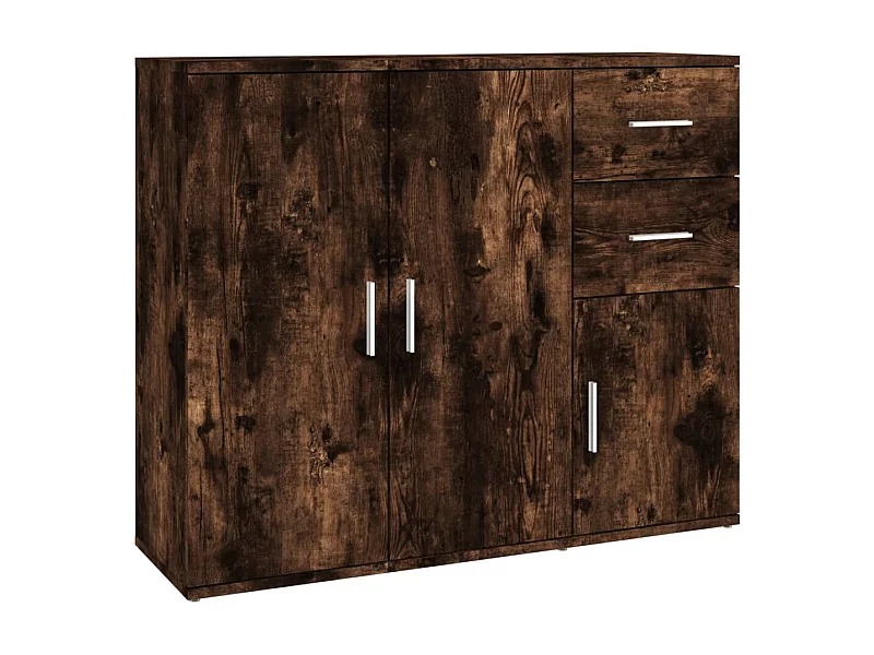 Buffet Chêne fumé 91x29,5x75 Bois d'ingénierie
