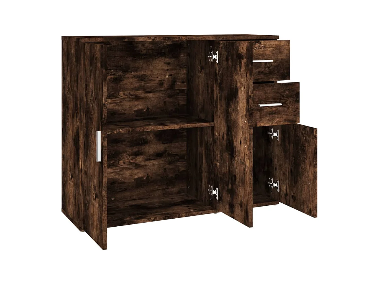 Buffet Chêne fumé 91x29,5x75 Bois d'ingénierie