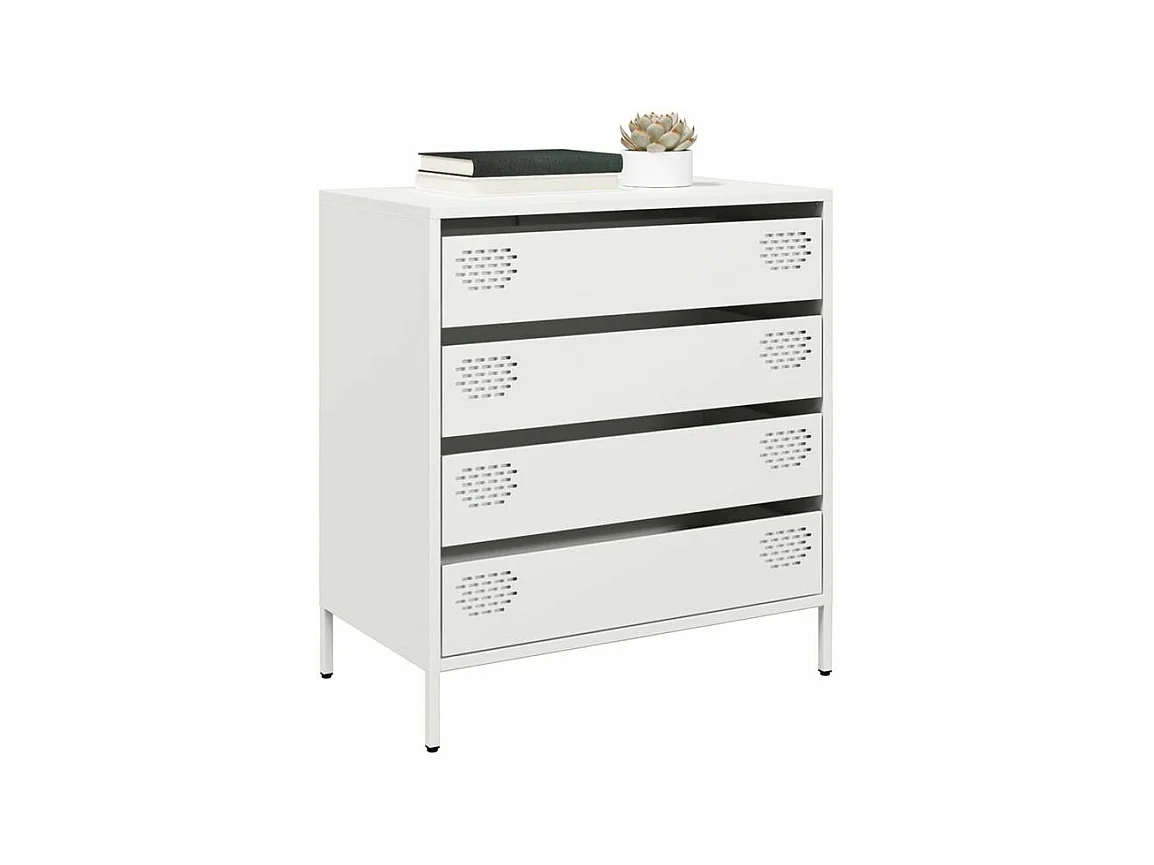 Buffet blanc 68x39x73,5 acier laminé à froid