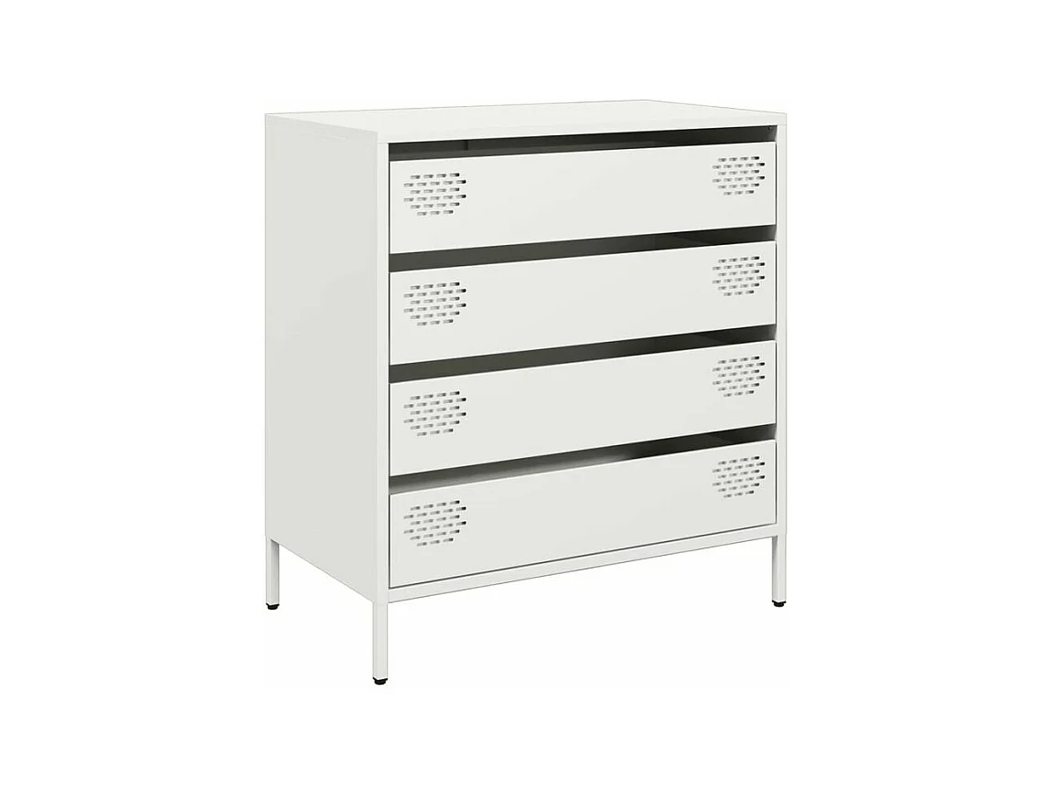 Buffet blanc 68x39x73,5 acier laminé à froid