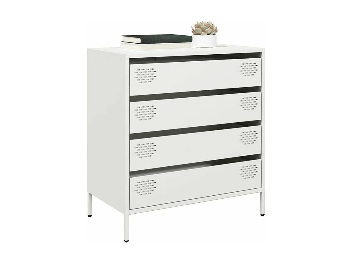 Buffet blanc 68x39x73,5 acier laminé à froid