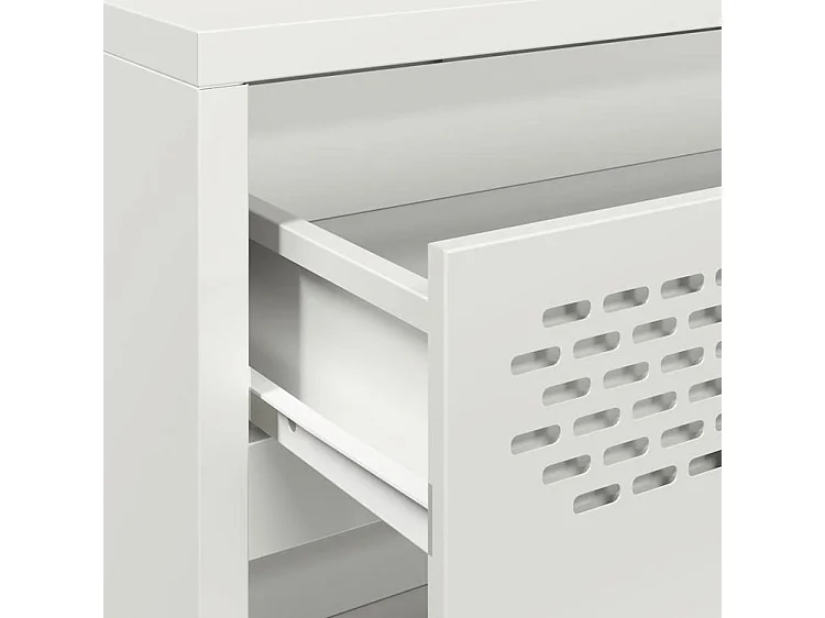 Buffet blanc 68x39x73,5 acier laminé à froid