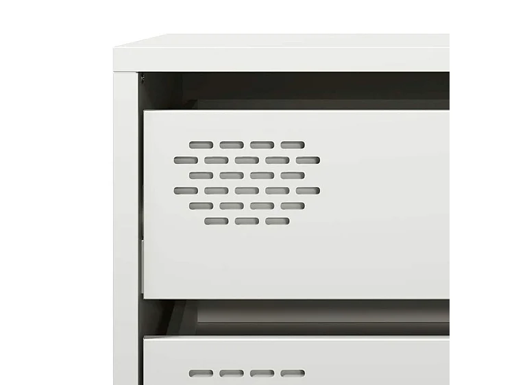 Buffet blanc 68x39x73,5 acier laminé à froid