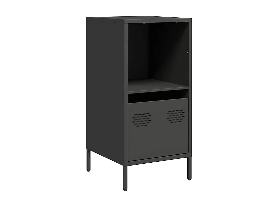 Buffet noir 35x39x73,5 acier laminé à froid