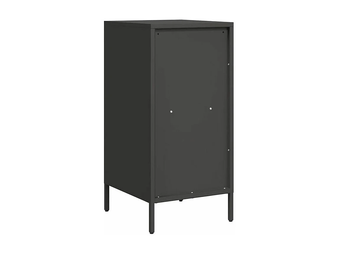 Buffet noir 35x39x73,5 acier laminé à froid