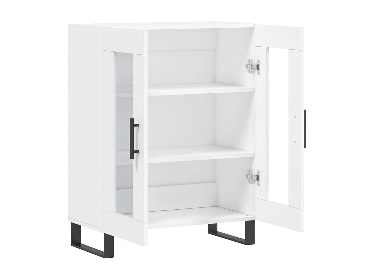 Buffet blanc 69,5x34x90 bois d'ingénierie