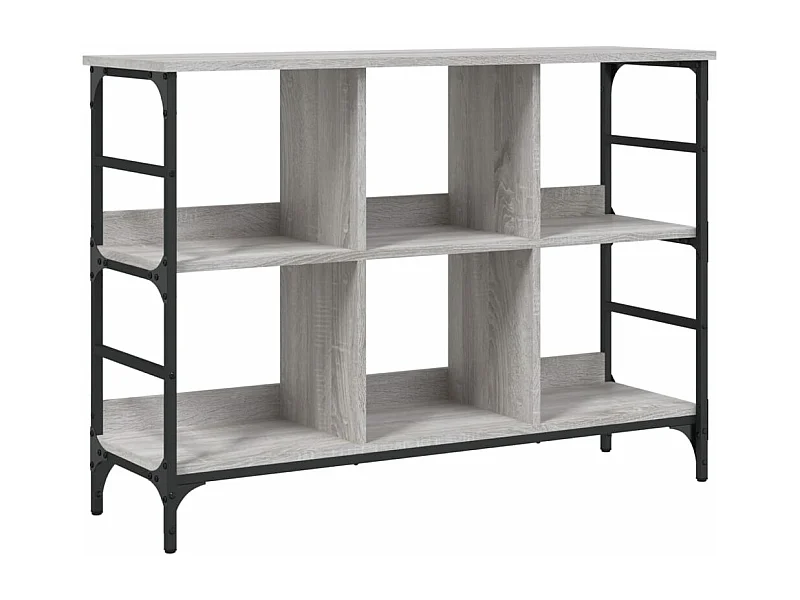Buffet sonoma gris 102x32x73,5 bois d'ingénierie