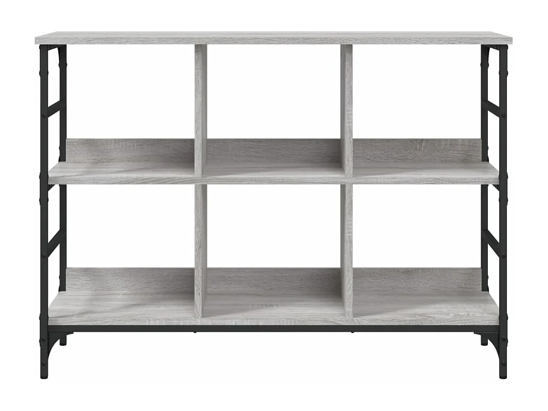 Buffet sonoma gris 102x32x73,5 bois d'ingénierie