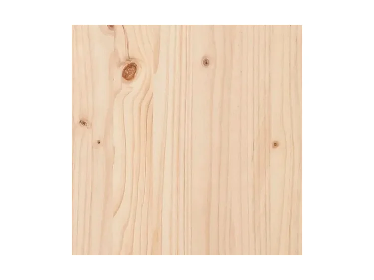 Petit buffet 3 portes en bois massif de pin Romane – Style classique et fonctionnel-Couleur Naturel