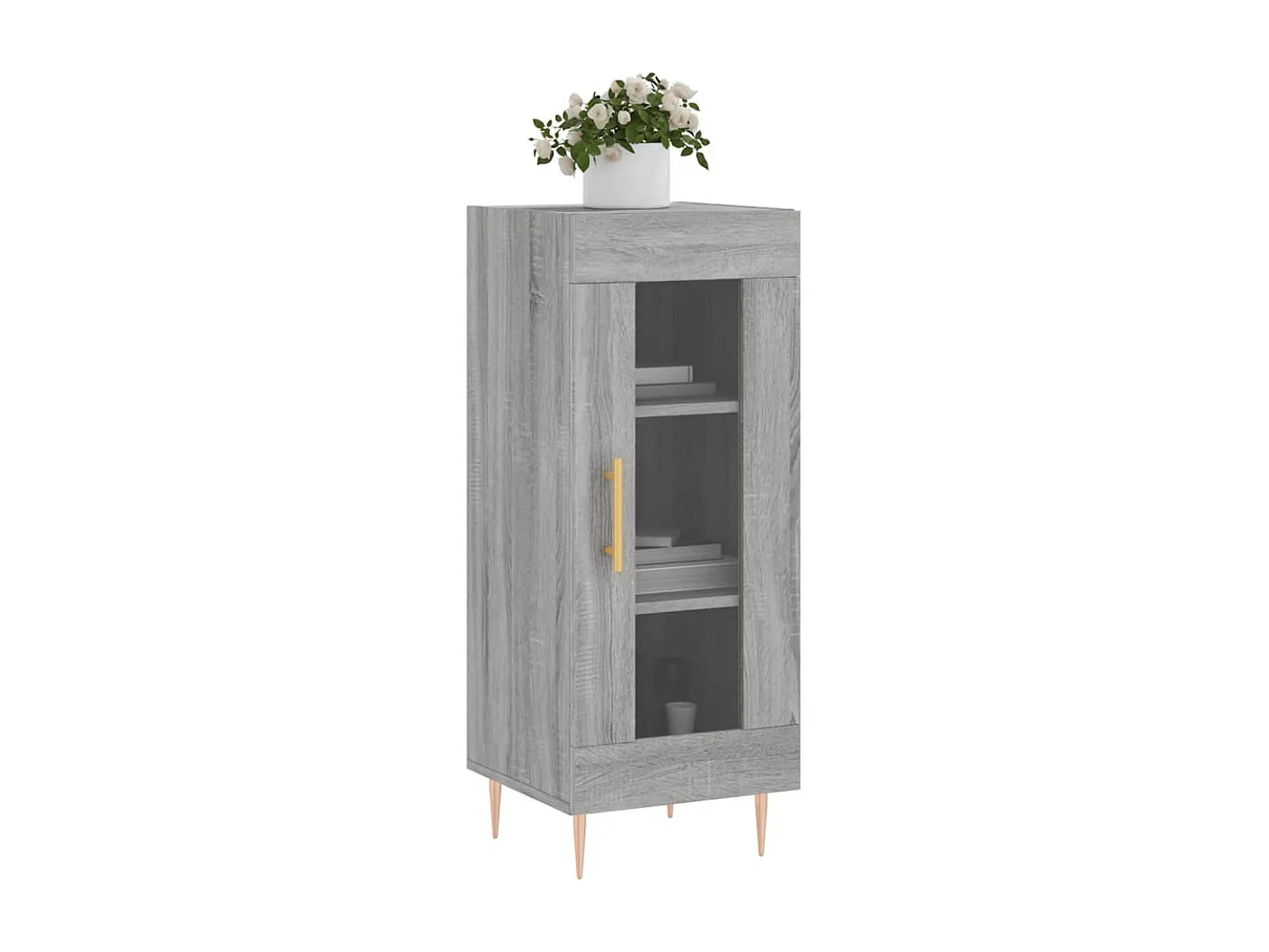 Buffet Sonoma gris 34,5x34x90 Bois d'ingénierie