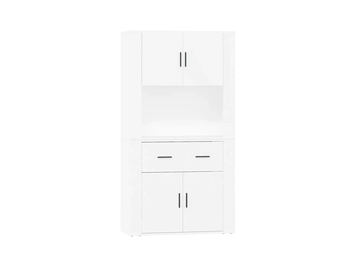 Buffet haut Blanc Bois d'ingénierie