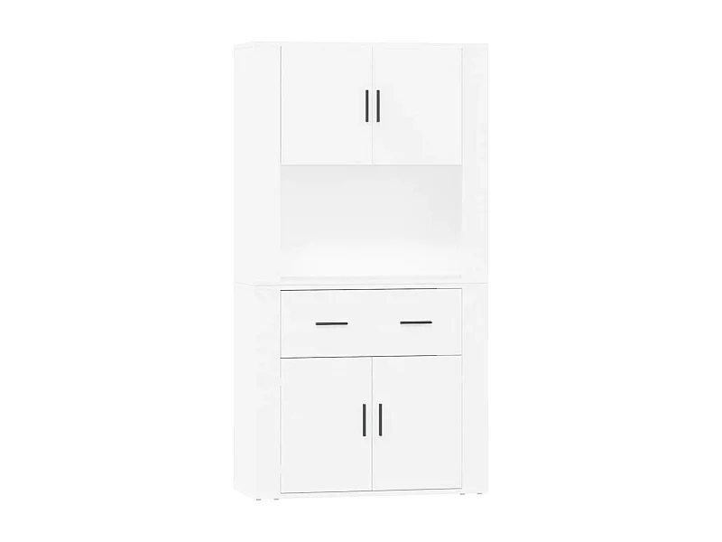 Buffet haut Blanc Bois d'ingénierie