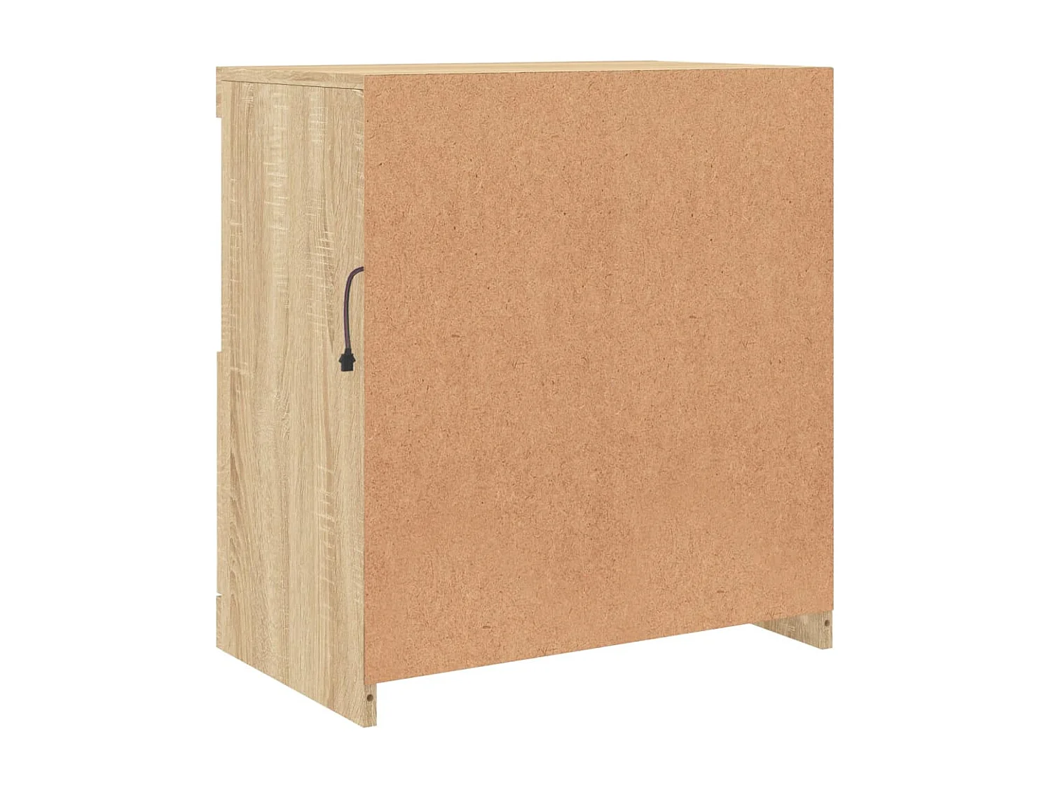 Buffet avec lumières LED chêne sonoma 60x37x67