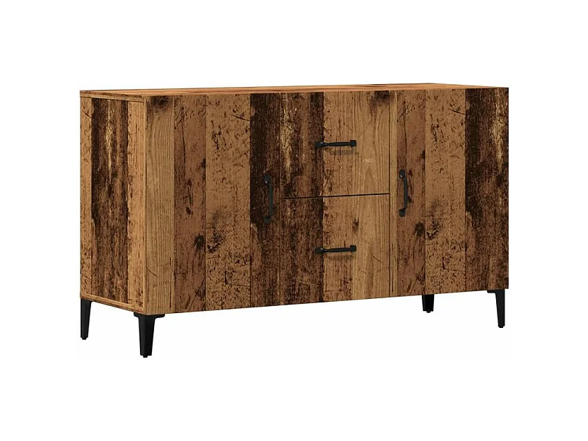 Buffet vieux bois 100x36x60 bois d'ingénierie