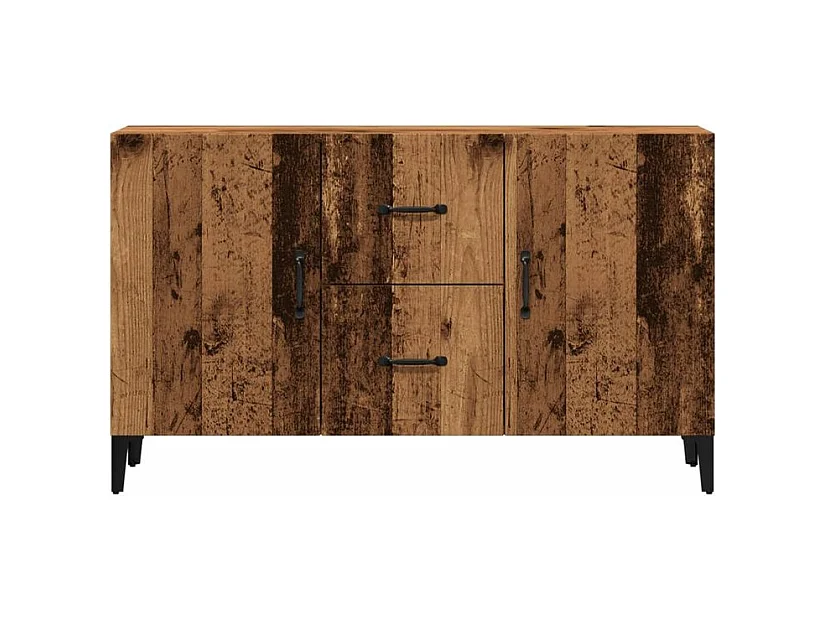 Buffet vieux bois 100x36x60 bois d'ingénierie