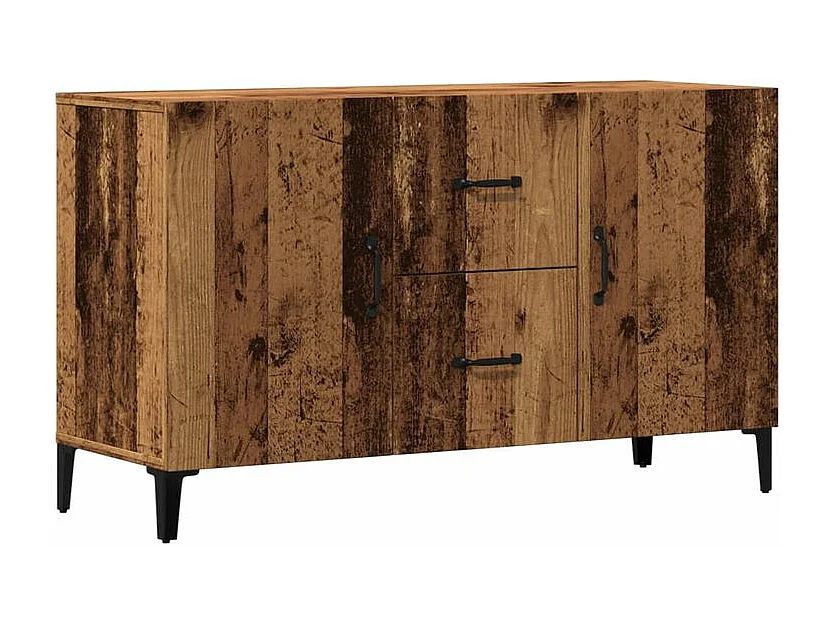 Buffet vieux bois 100x36x60 bois d'ingénierie