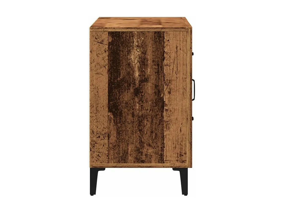 Buffet vieux bois 100x36x60 bois d'ingénierie