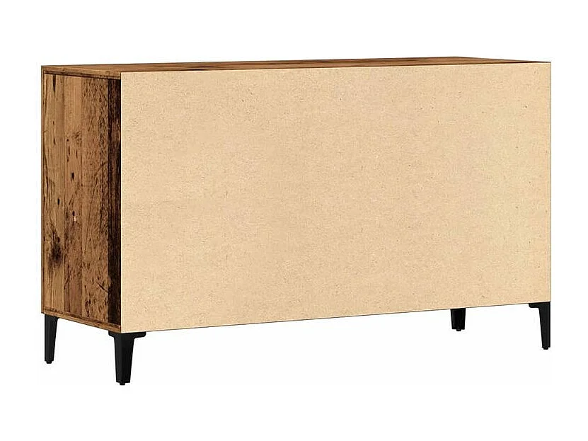 Buffet vieux bois 100x36x60 bois d'ingénierie