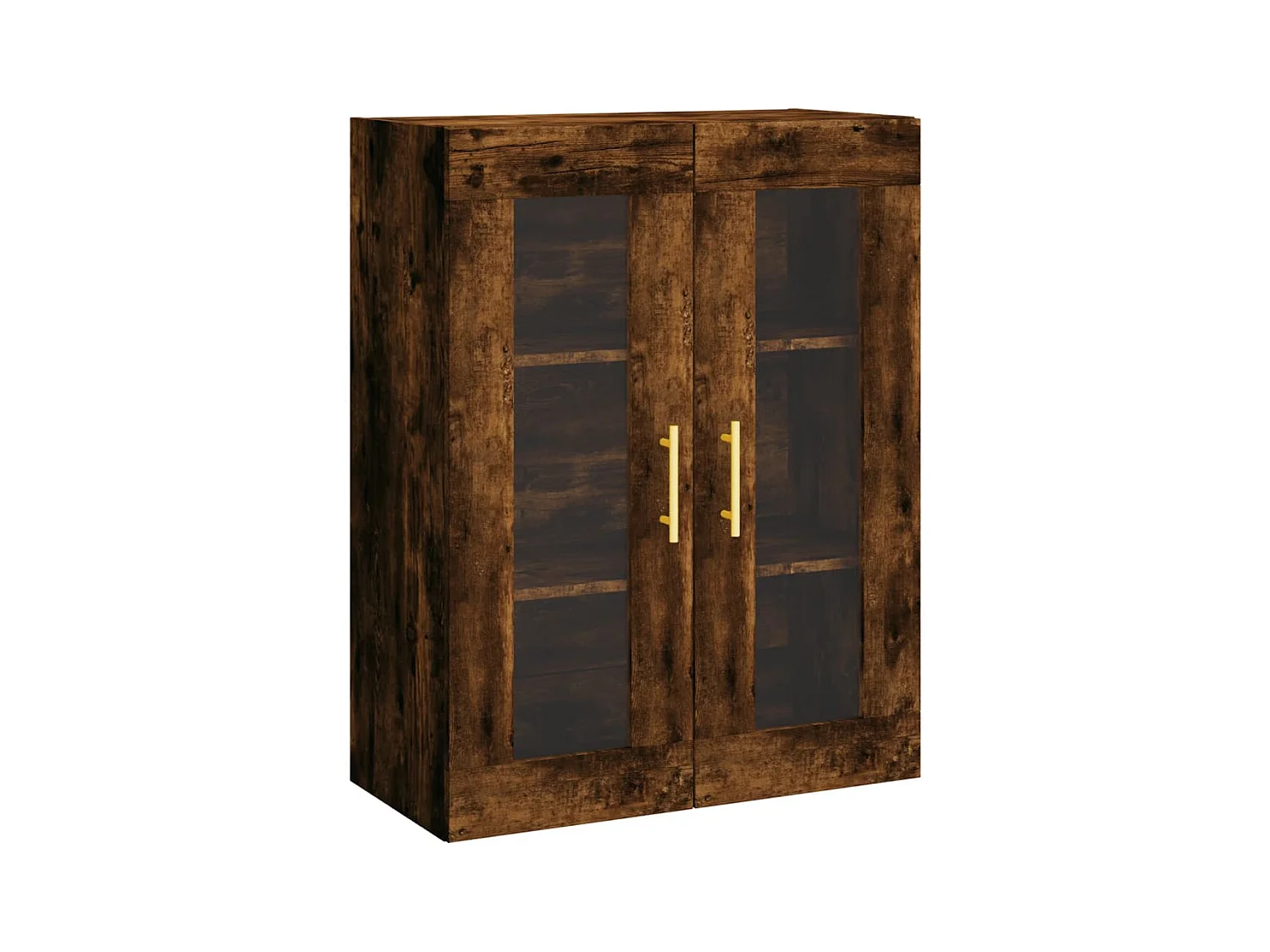 Armoire murale chêne fumé 69,5x34x90
