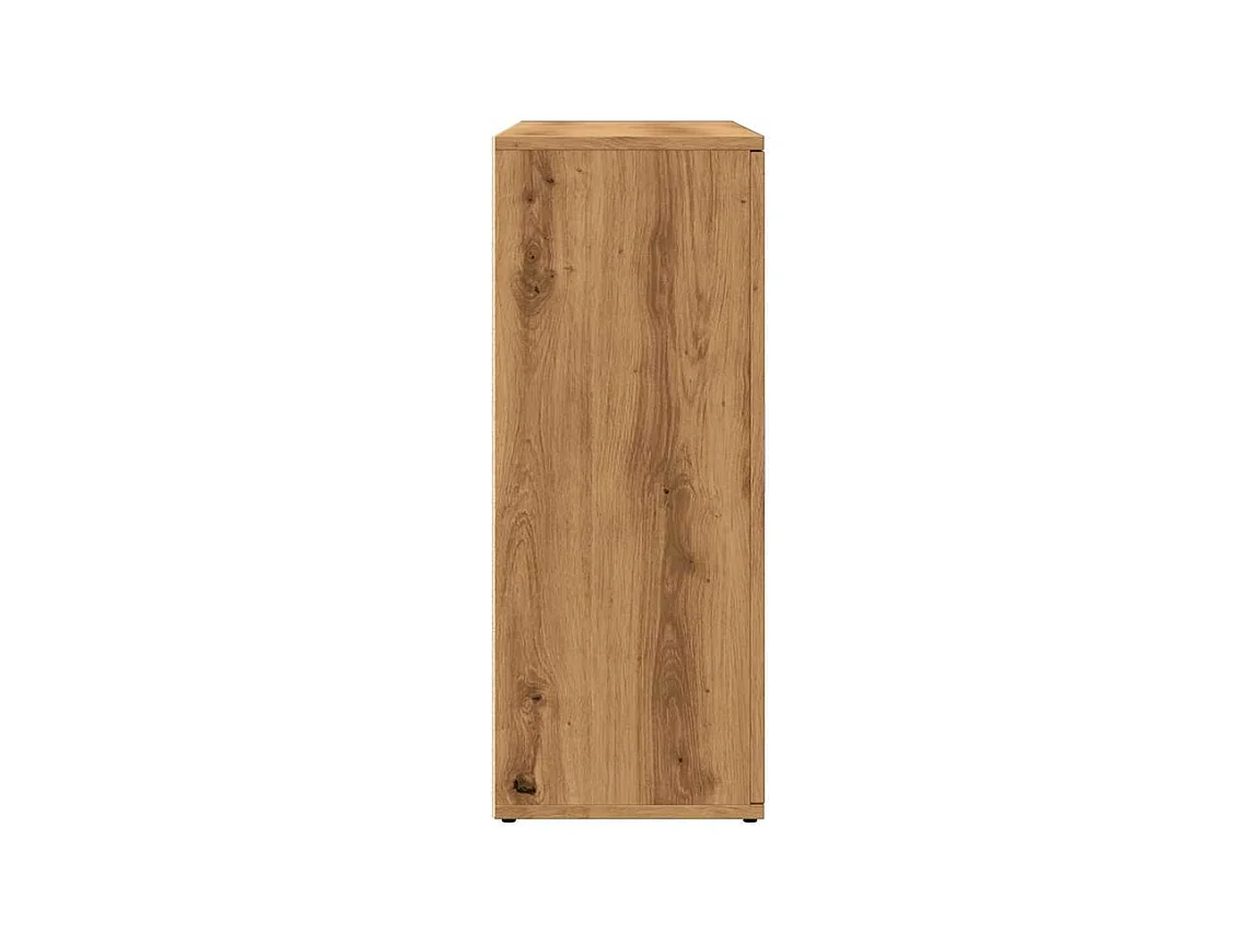 Buffet chêne artisanal 91x29,5x75 bois d'ingénierie