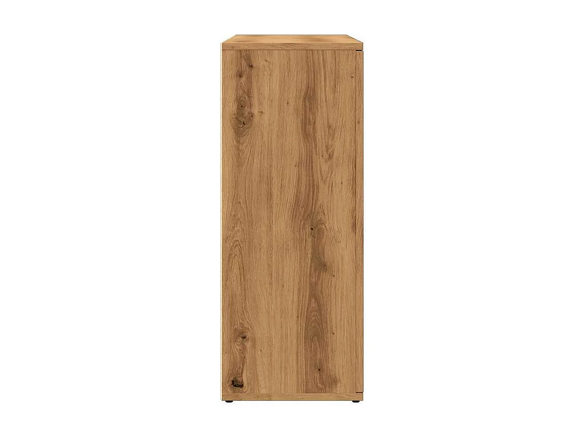 Buffet chêne artisanal 91x29,5x75 bois d'ingénierie