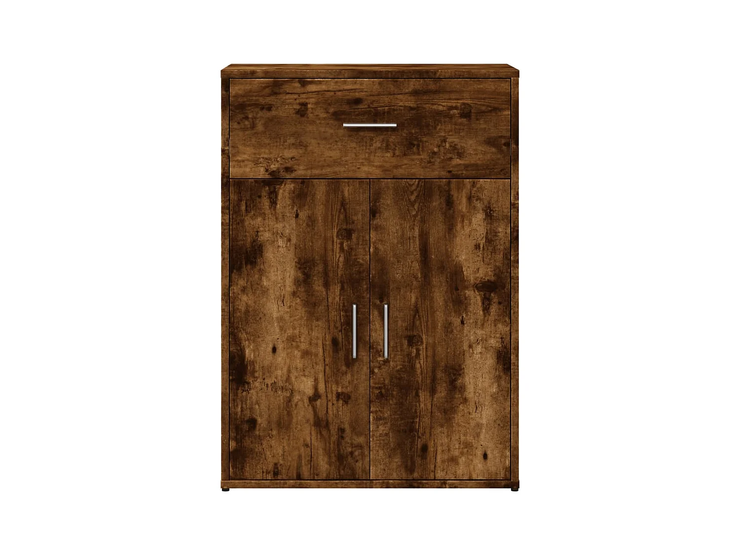 Buffet chêne fumé 60x30x84 bois d'ingénierie