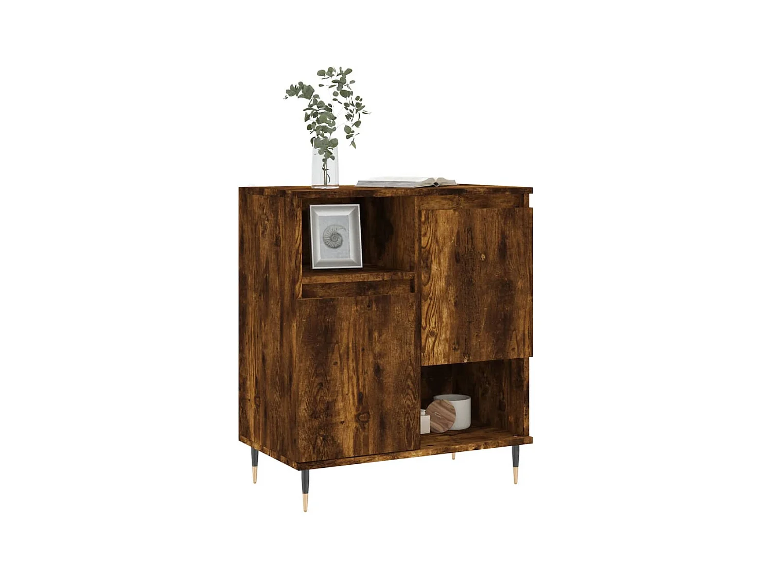 Buffet Chêne fumé 60x35x70 Bois d'ingénierie