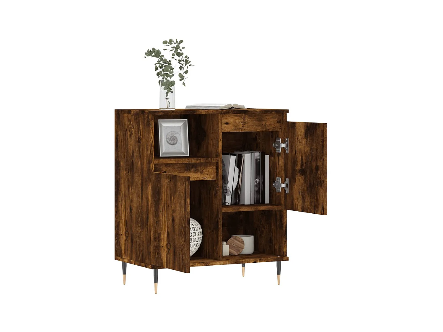 Buffet Chêne fumé 60x35x70 Bois d'ingénierie