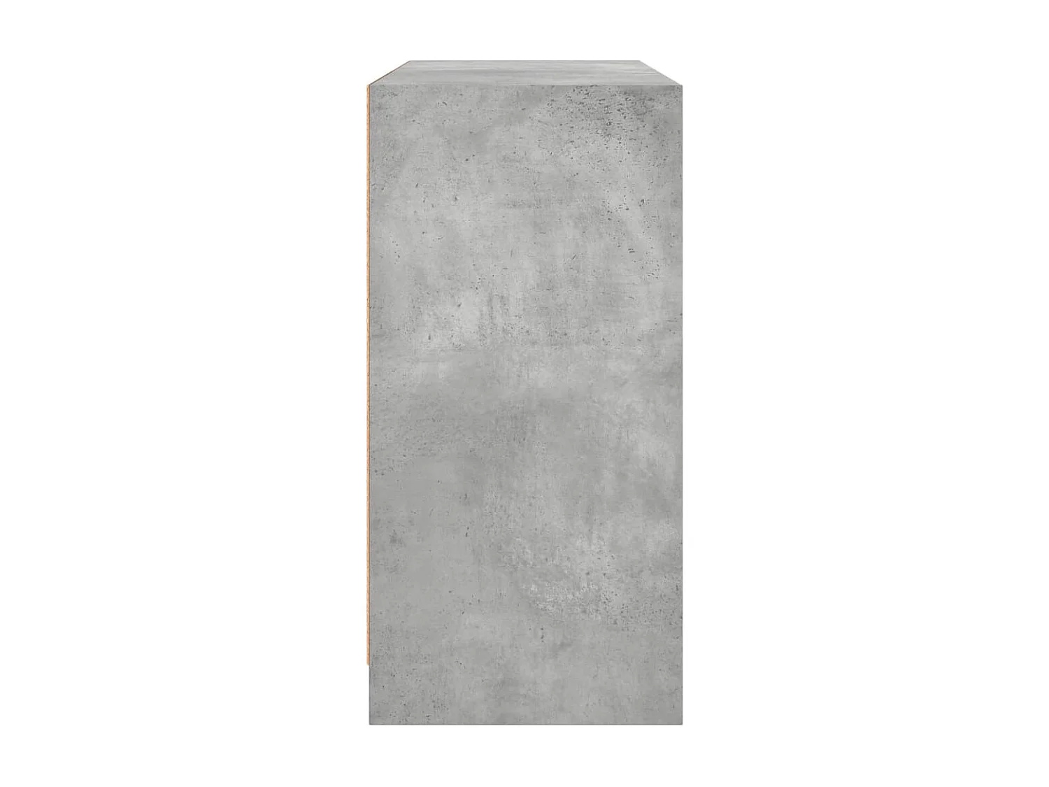 Buffet gris béton 102x37x75,5 bois d'ingénierie