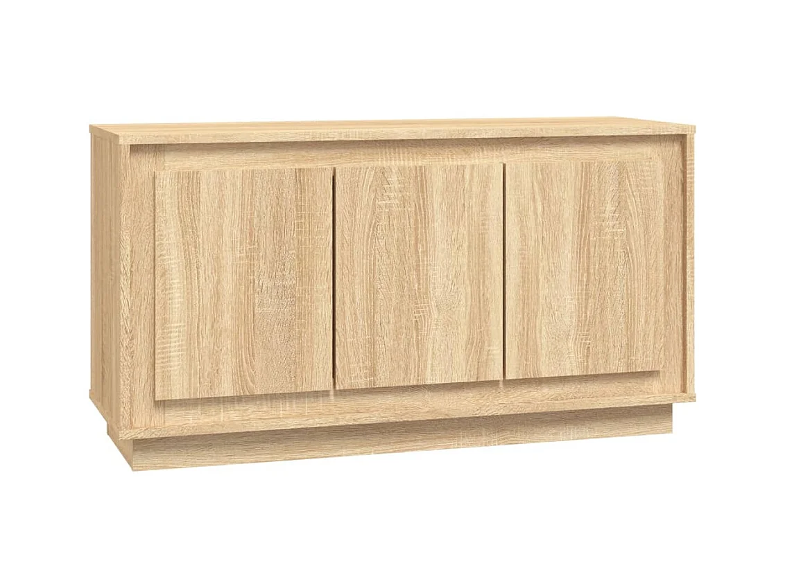 Buffet chêne sonoma 102x35x55 bois d'ingénierie