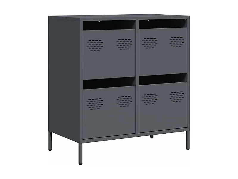 Buffet anthracite 68x39x73,5 acier laminé à froid