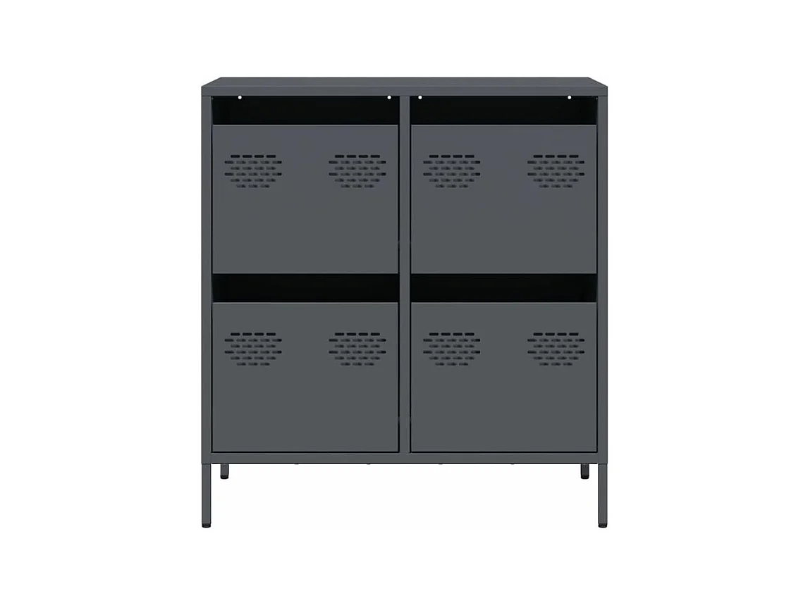 Buffet anthracite 68x39x73,5 acier laminé à froid