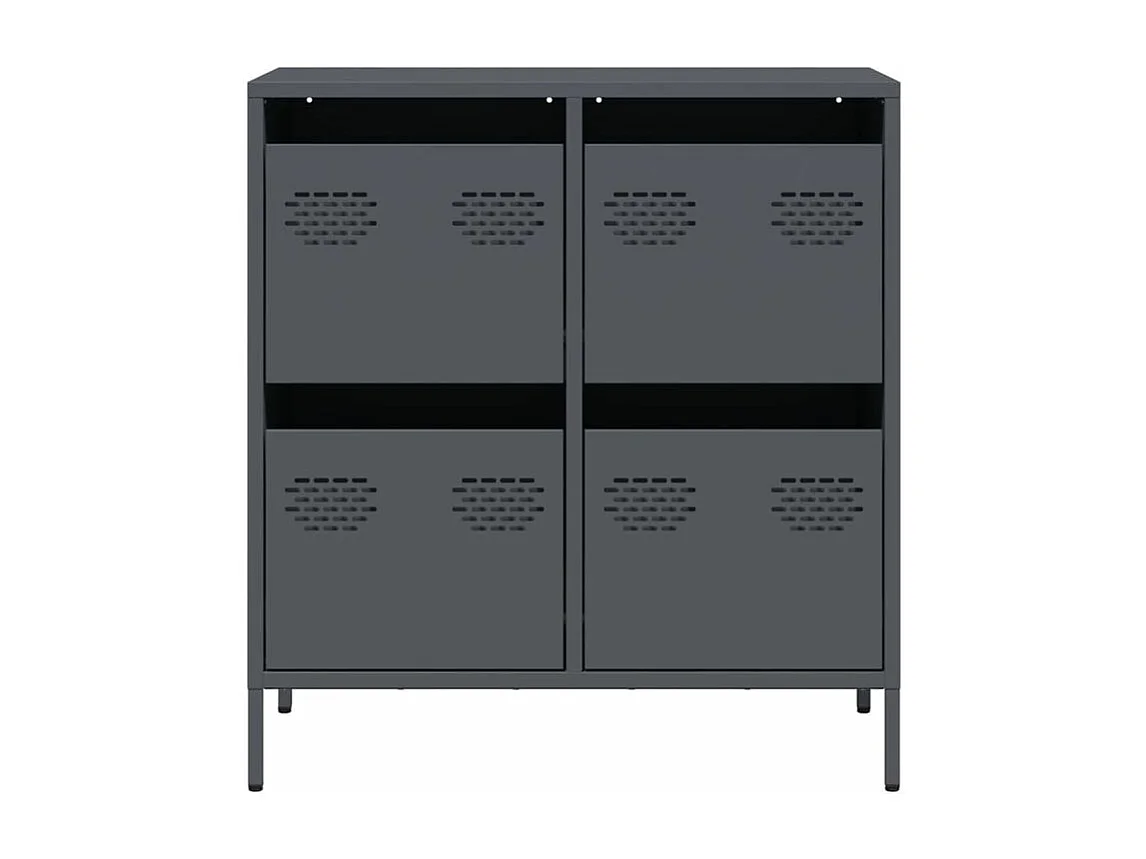 Buffet anthracite 68x39x73,5 acier laminé à froid