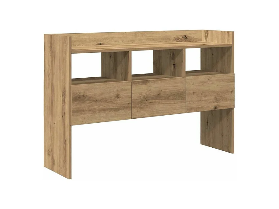 Buffet chêne artisanal 105x30x70 bois d'ingénierie