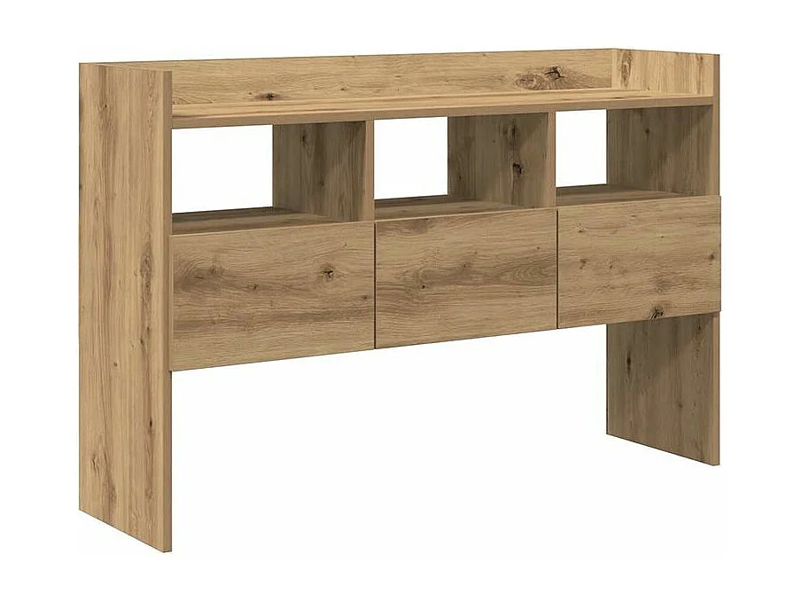 Buffet chêne artisanal 105x30x70 bois d'ingénierie
