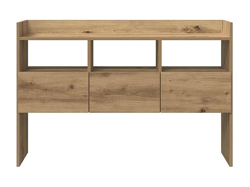 Buffet chêne artisanal 105x30x70 bois d'ingénierie