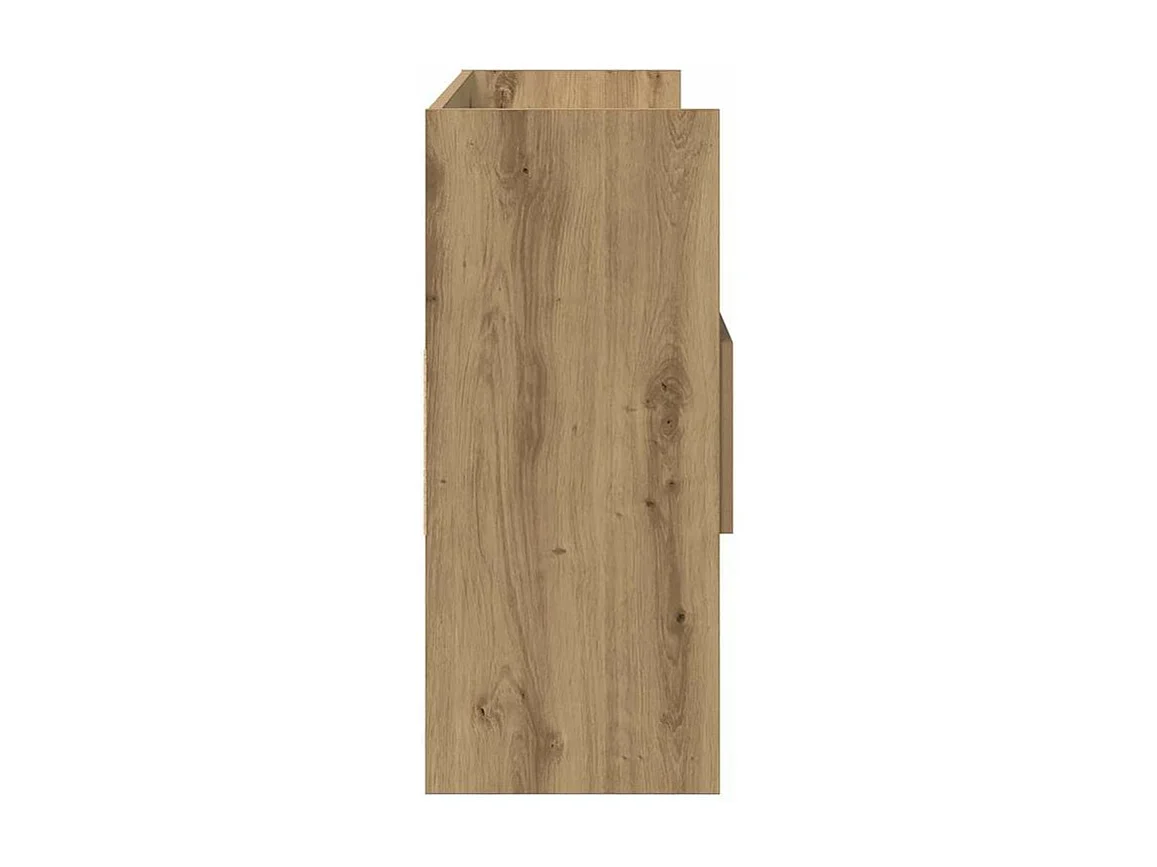 Buffet chêne artisanal 105x30x70 bois d'ingénierie