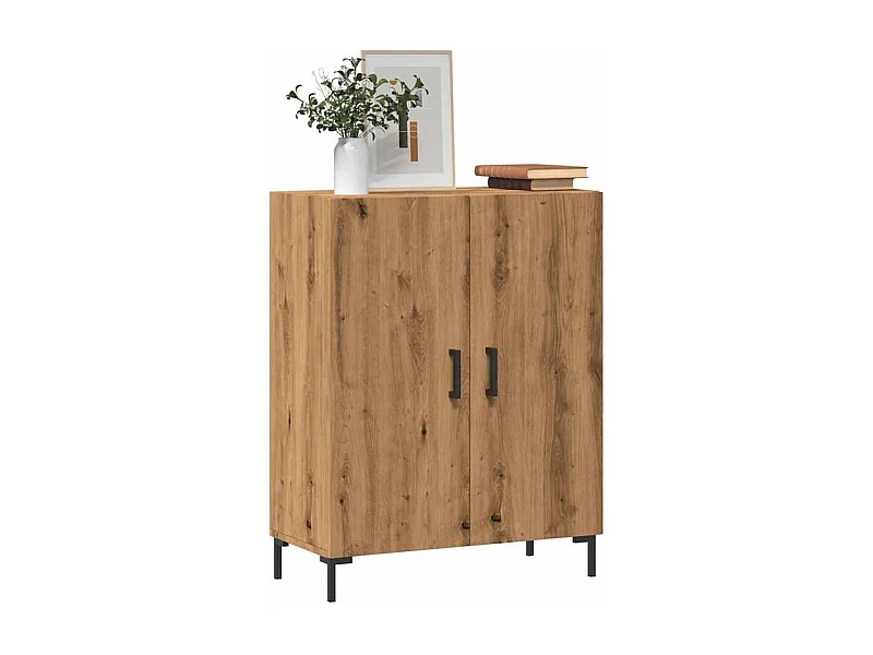 Buffet chêne artisanal 69,5x34x90 bois d'ingénierie